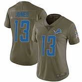 Women Nike Lions 13 TJ Jones Olive Salute To Service Limited Jersey Dzhi,baseball caps,new era cap wholesale,wholesale hats